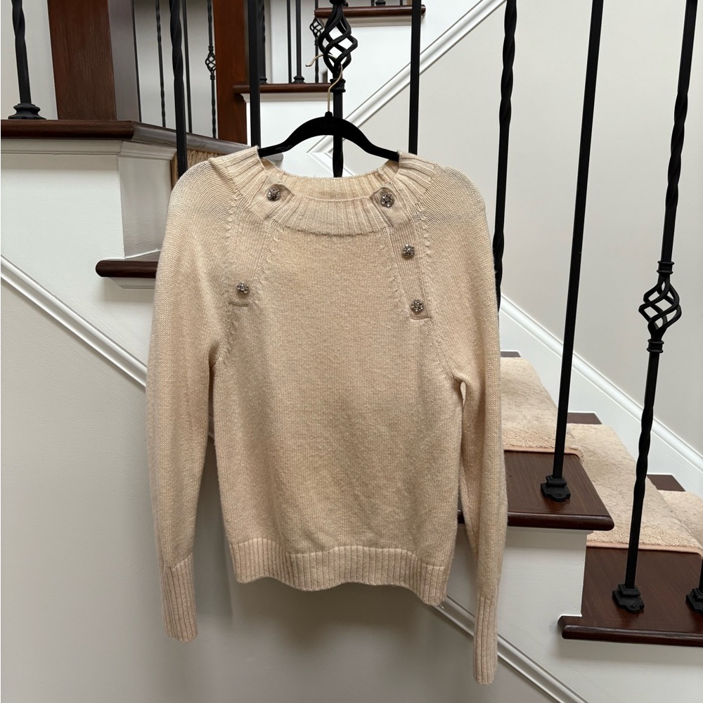 J crew size small oatmeal sweater